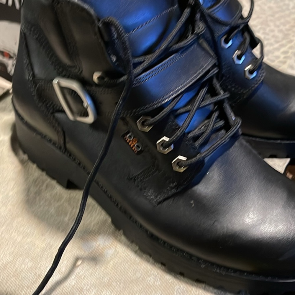 Women's Motorcycle Boots W11 Black Brand Marica